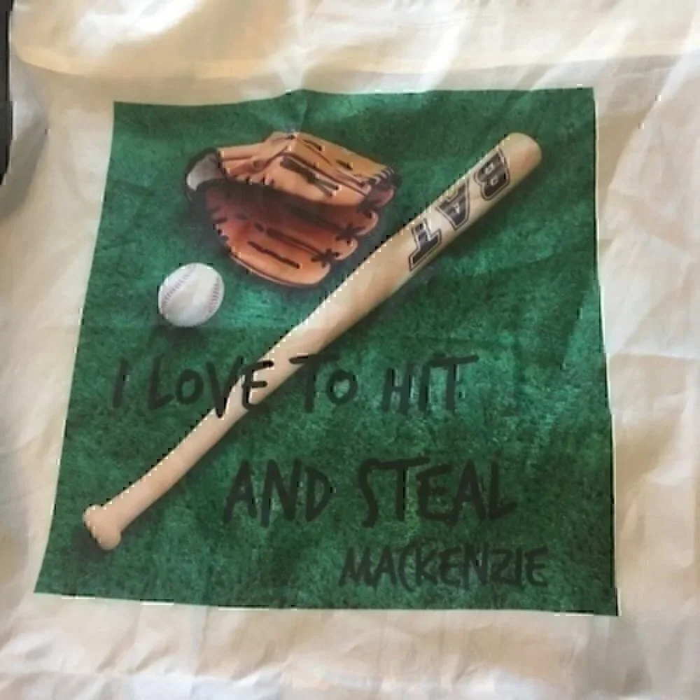 Mackenzie personalized softball bag